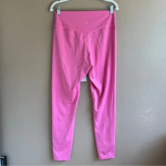 Vitality Plus Size Pink Booty Lifting Athletic Barbiecore Leggings K - Picture 2 of 4